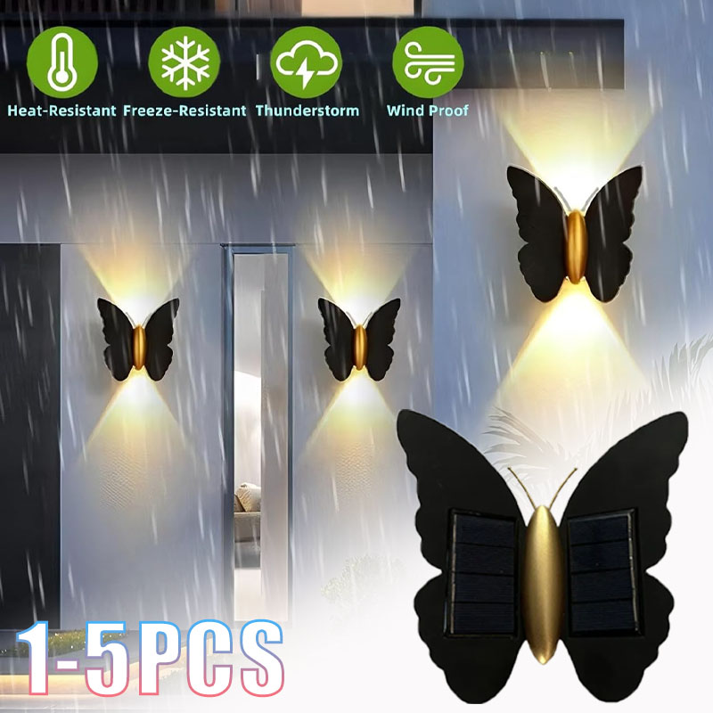 Outdoor Lighting Accent - Lámpara Solar de Pared con Forma