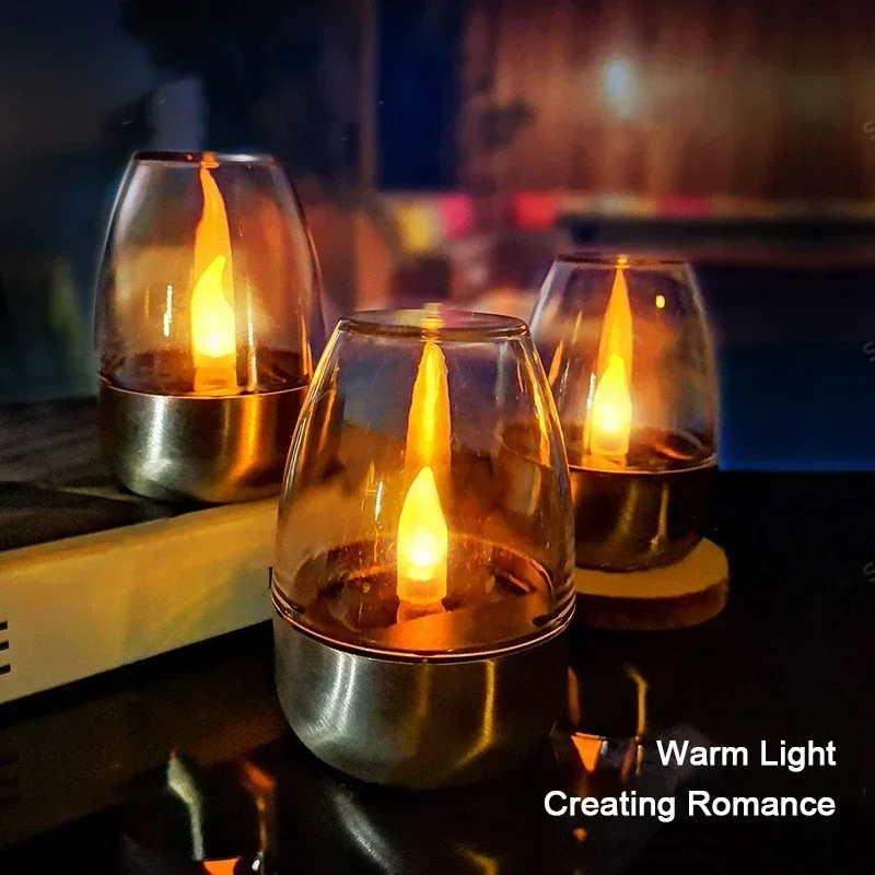 Outdoor Lighting Ideas For Party - Velas solares LED, luz nocturna recargable
