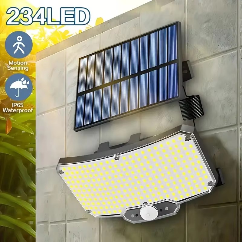 Outdoor Lighting With Motion Sensor - Luces Solares para Exteriores 234LED con