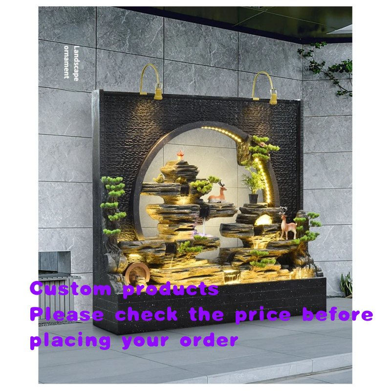 Outdoor Zen Lighting - Fuente de Pared Personalizada para Interiores