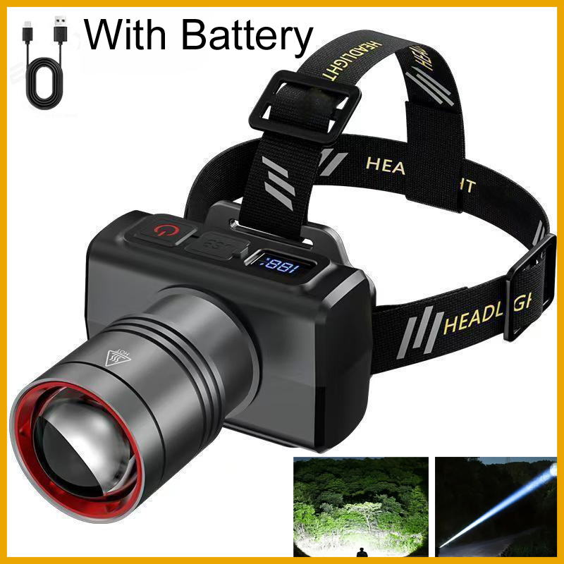 Outdoor Lighting With Motion Sensor - Linterna Frontal LED Recargable 2026, Súper