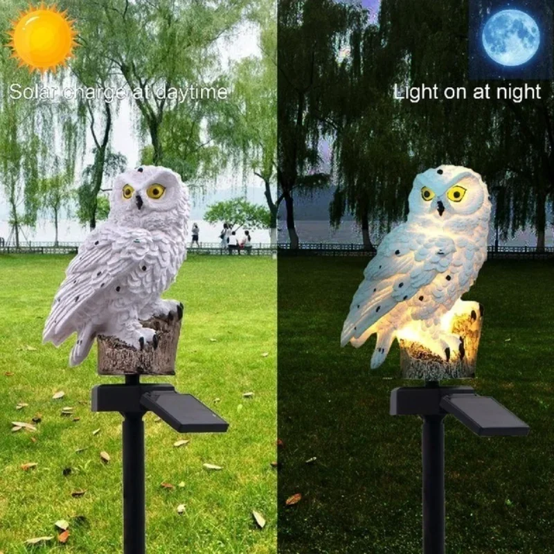 Outdoor Lighting Traditional - Luces de búho alimentadas por energía
