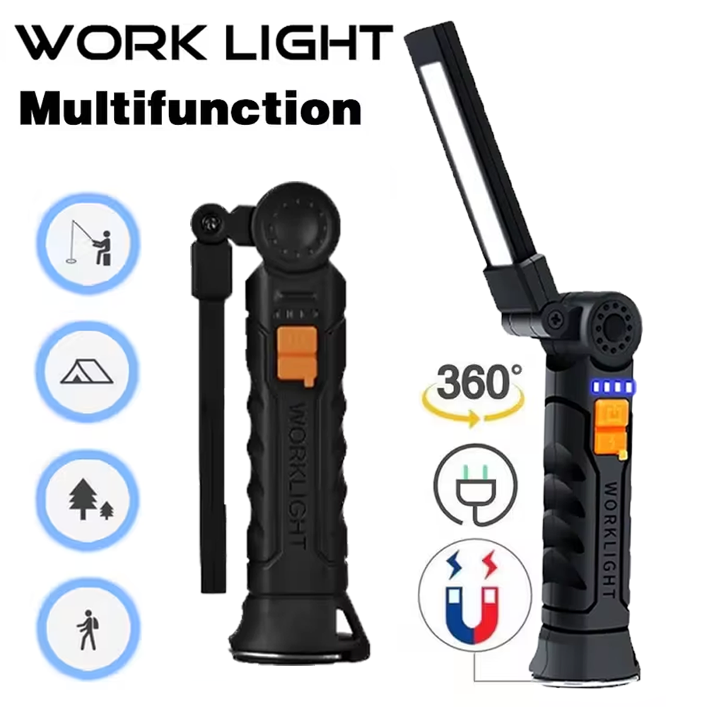 Outdoor Lighting Types - Linterna LED COB portátil, linterna recargable