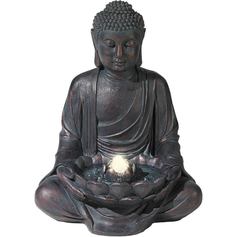 Outdoor Zen Lighting - Buda Meditando de 24 Pulgadas de