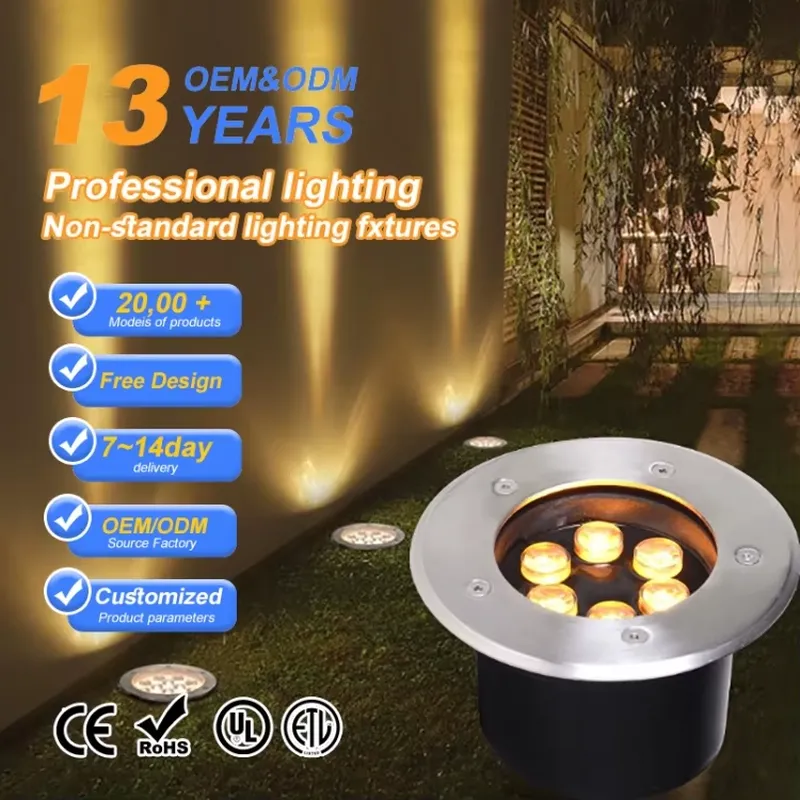 Outdoor Lighting Driveway - Luz LED Subterránea Impermeable IP67 de
