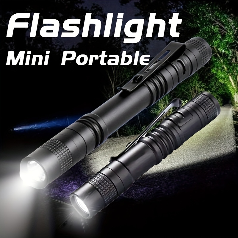 Outdoor Lighting House - Mini linterna LED portátil de bolsillo,