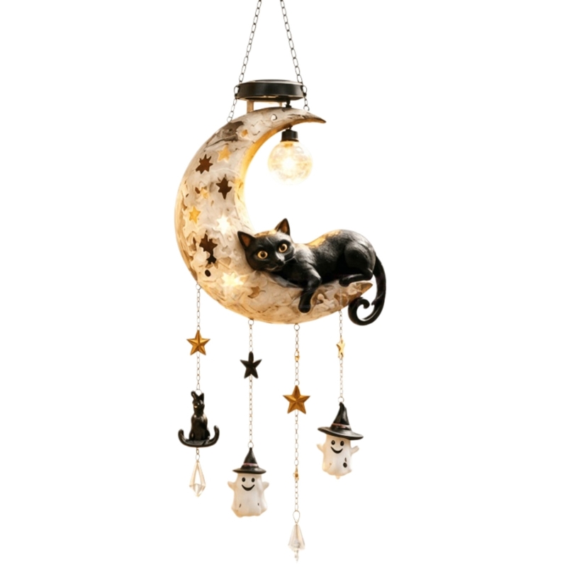 Outdoor Lighting Accent - L43A Luz solar luna para gatos