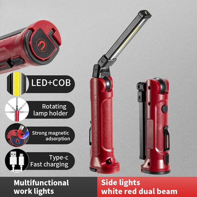 Outdoor Lighting Types - Luz de trabajo LED COB, linterna