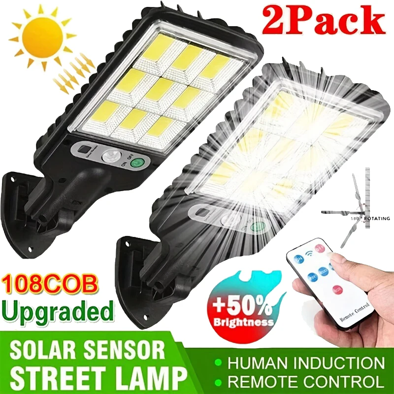 Outdoor Lighting Ground - Potente lámpara LED Solar de pared