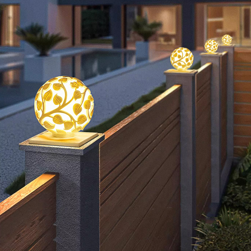 Outdoor Lighting And Decor - Luces de columna para exteriores, luces