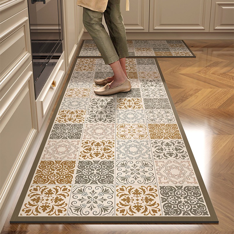 Outdoor Lighting Mid Century Modern - Alfombra Antideslizante para Cocina, Estilo Retro,