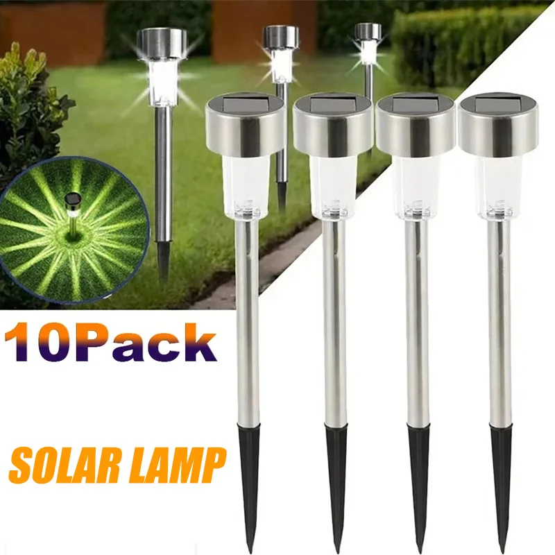 Outdoor Lighting Ground - Luces solares para exteriores, lámpara de