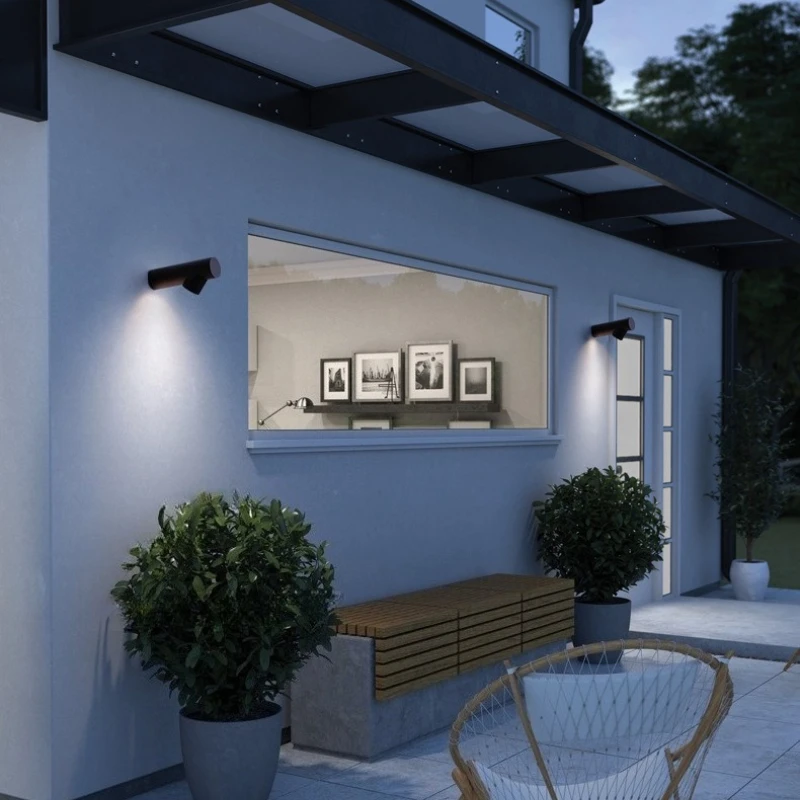 Outdoor Lighting Accent - SANDYHA Lámpara de pared LED moderna