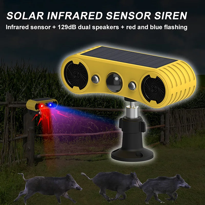 Outdoor Lighting With Motion Sensor - Alarma Solar con Sensor de Movimiento,