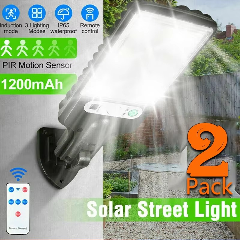 Outdoor Lighting With Motion Sensor - Luces Solares de Jardín con Sensor