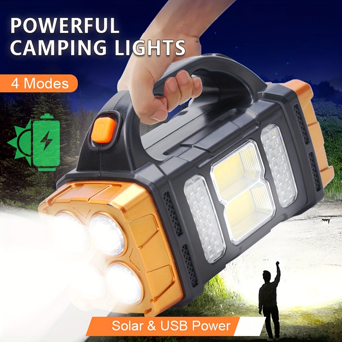 Outdoor Lighting Types - Nueva Linterna LED Solar Recargable de