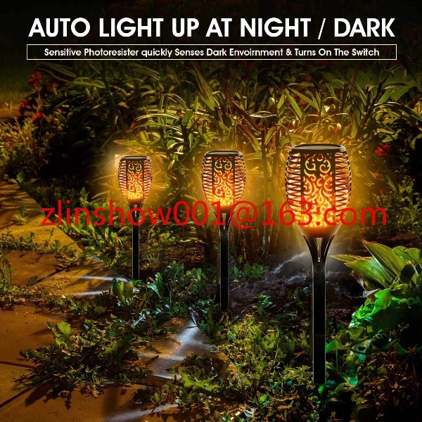 Fire Torch Solar - 96led decoración de jardín al aire