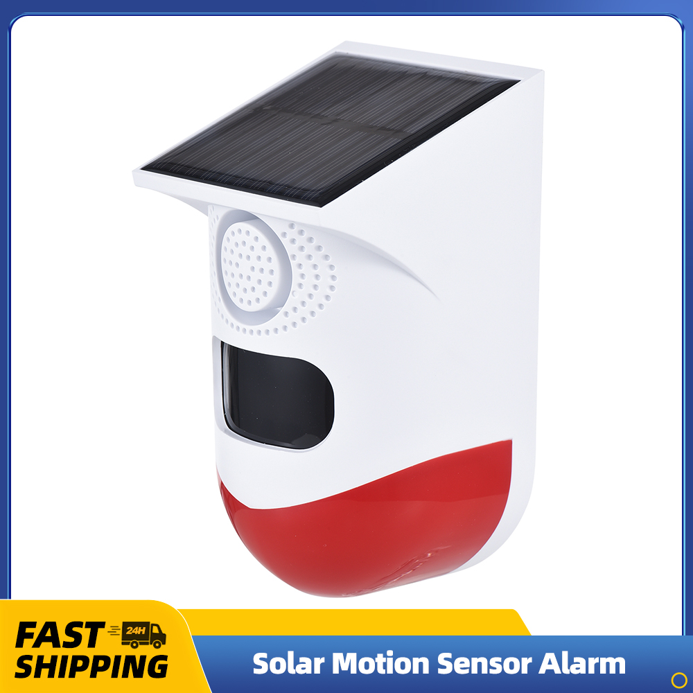 Outdoor Lighting With Motion Sensor - Alarma con Sensor de movimiento Solar