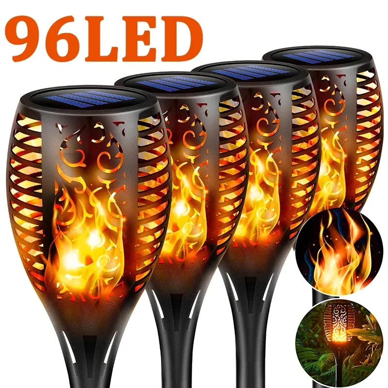 Fire Torch Solar - 96 LED luces de antorcha solares