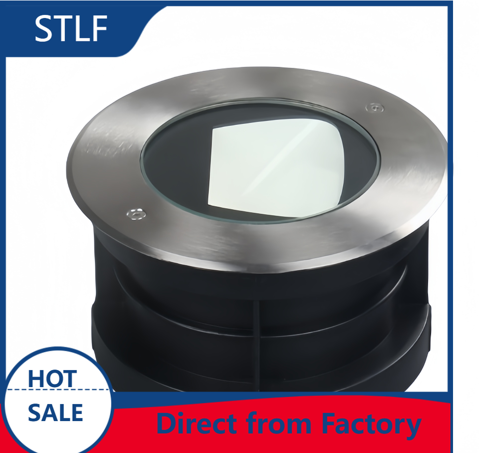 Ground Light Recessed - Luz LED polarizada de acero inoxidable