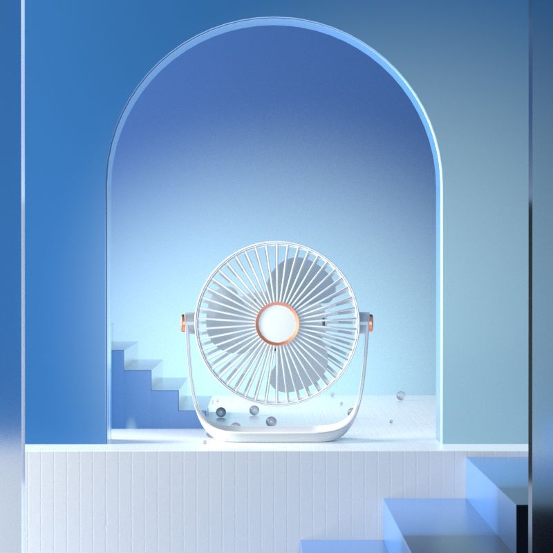 Outdoor Lighting Portable - Ventilador de Escritorio Portátil Mini con