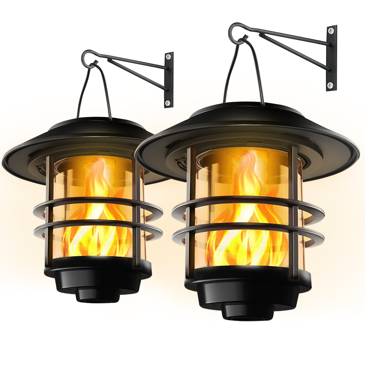 Fire Torch Solar - 1 Uds. Linterna colgante Solar llamas
