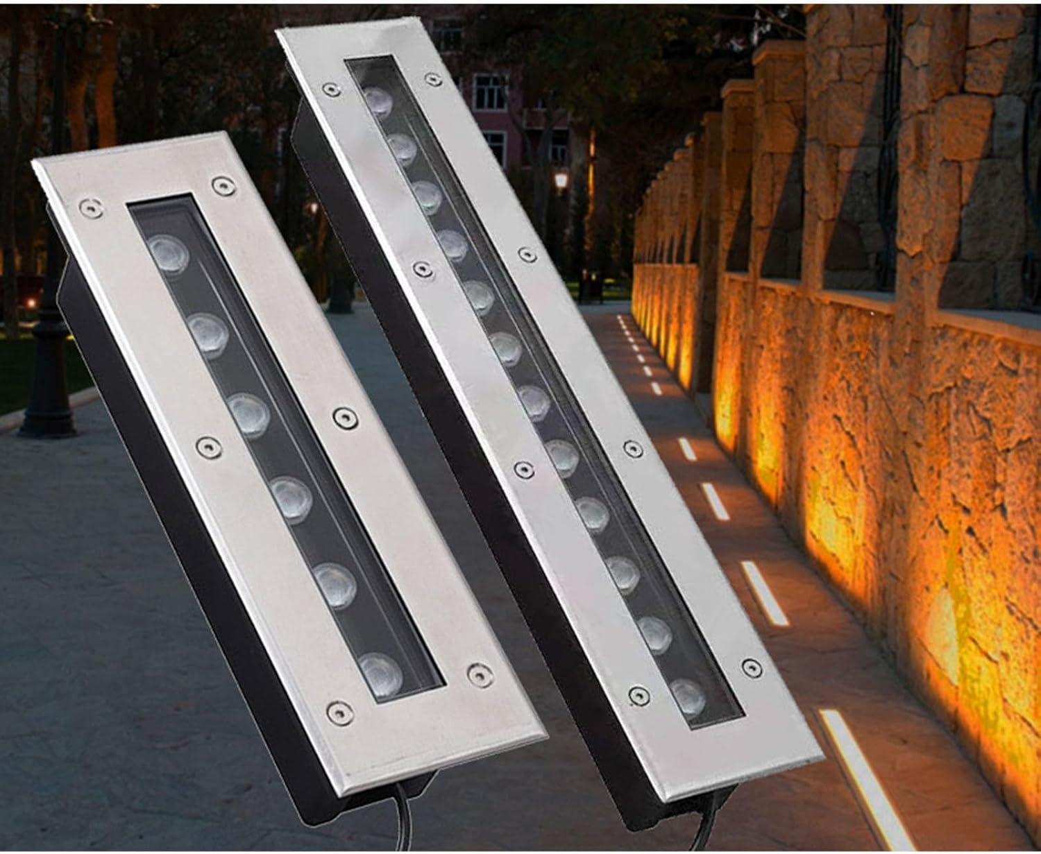 Ground Light Recessed - Luz LED Rectangular Lineal Empotrada en