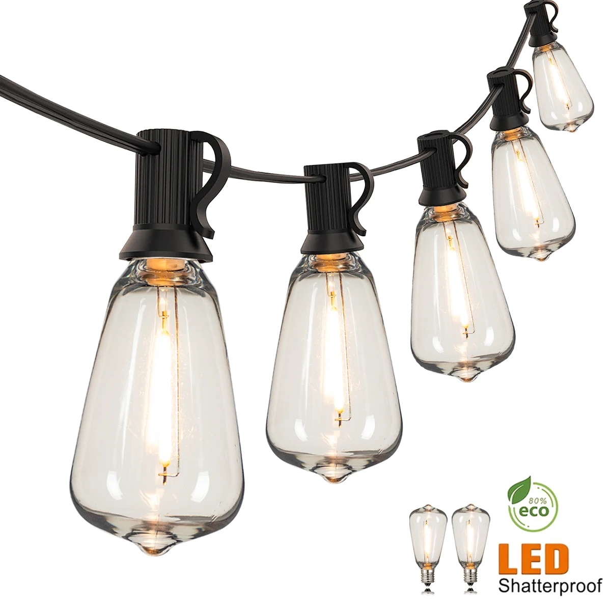 Outdoor Lighting Driveway - Guirnalda de Luces ST38 de 110V