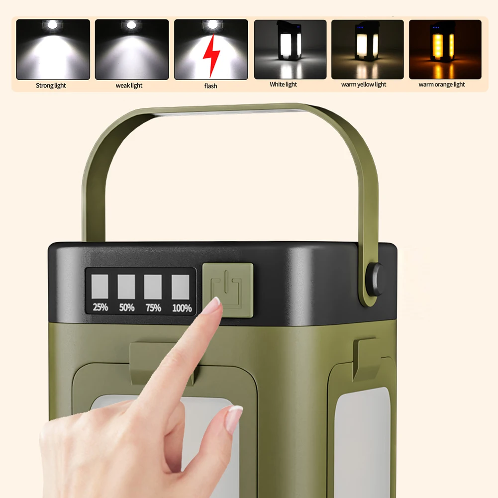 Lámpara Solar Portátil para Ca - Outdoor Lighting Portable reseña y precio