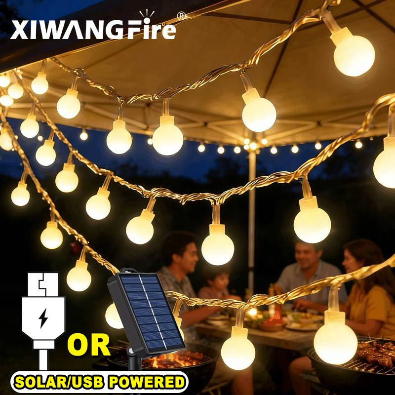 Guirnalda de Luces Solares/USB - Outdoor Lighting And Decor reseña y precio