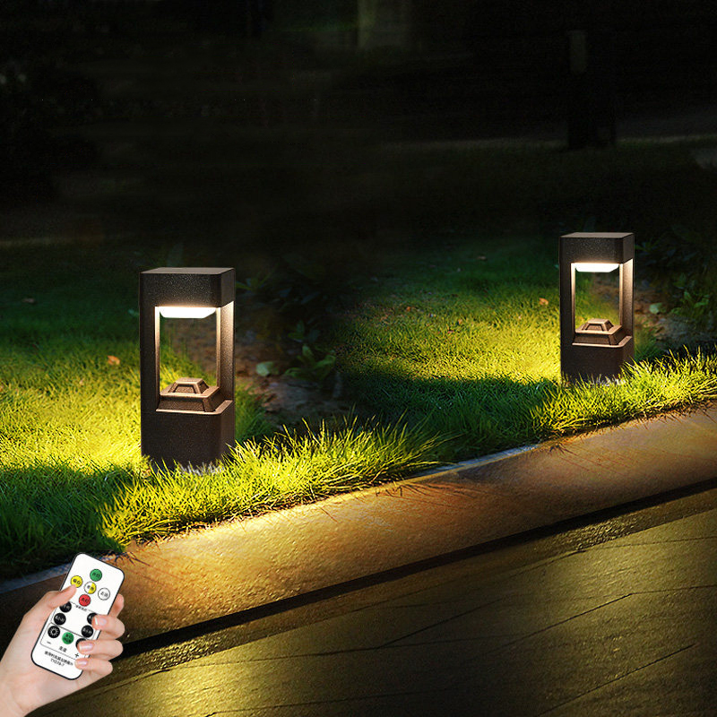 Lámpara de pie luminosa para p - Outdoor Lighting And Decor reseña y precio