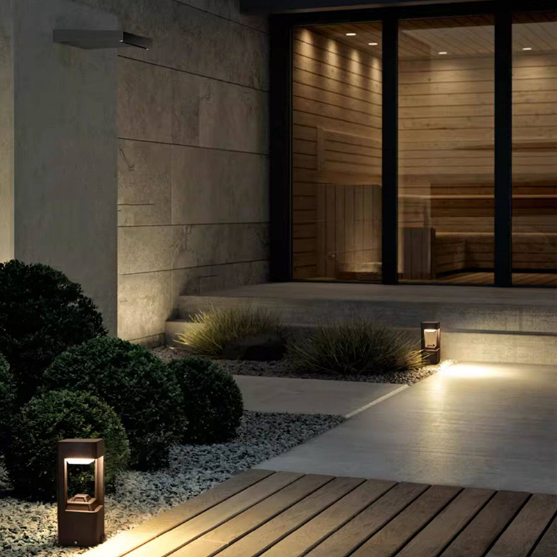 Lámpara de pie luminosa para p - Outdoor Lighting And Decor reseña y precio