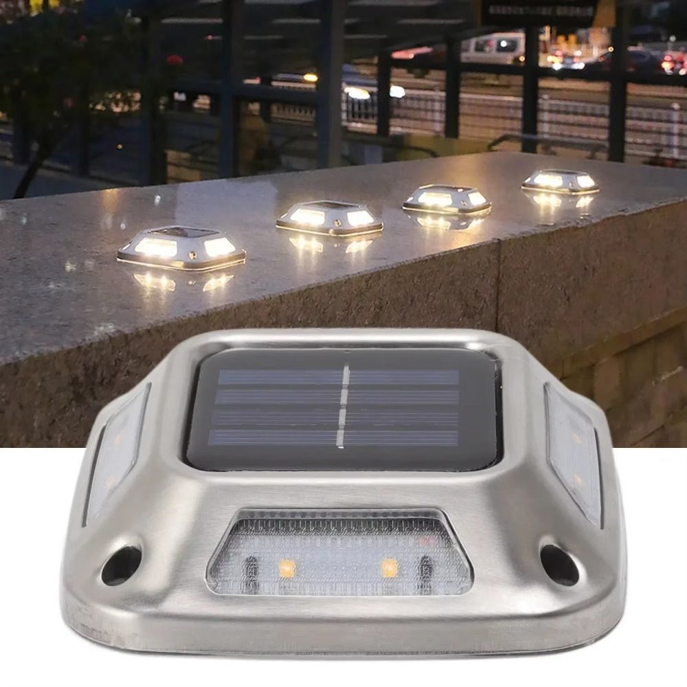 4 Luces Solares LED para Suelo - Ground Light Recessed reseña y precio