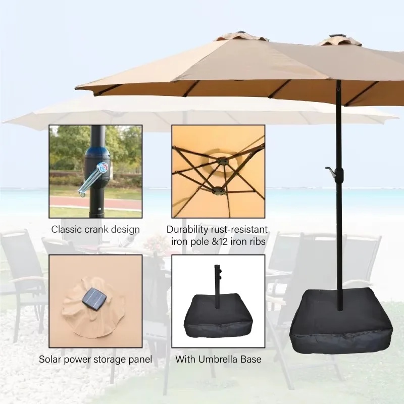 Sombrilla de Jardín para Exter - Outdoor Lighting Unit reseña y precio