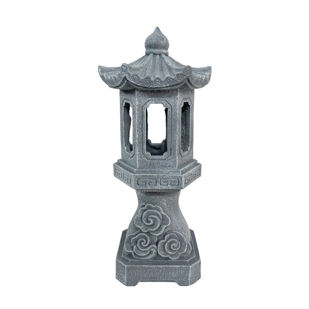 Linterna de pagoda solar Zen c - Outdoor Zen Lighting reseña y precio