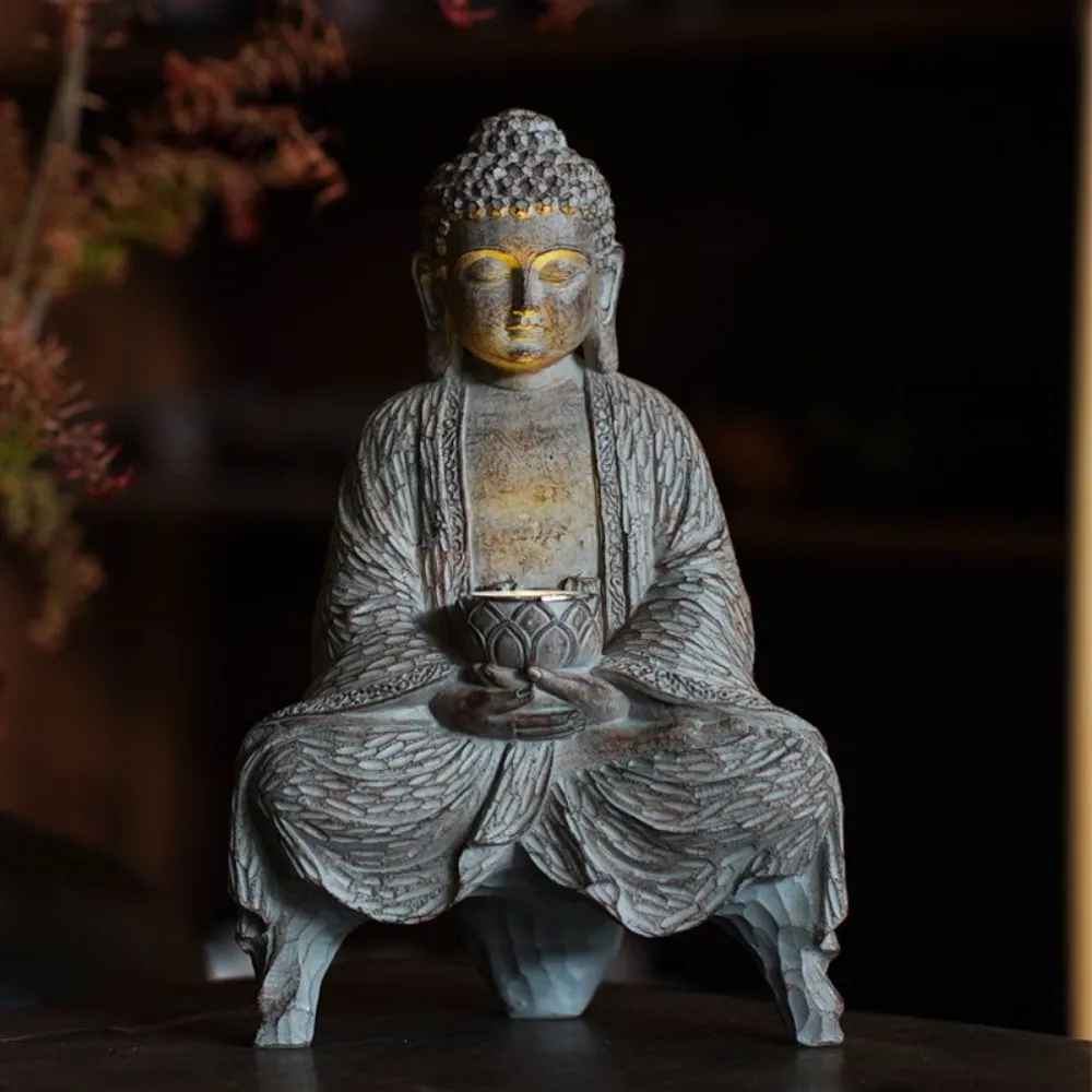 Estatua de Buda Solar para ext - Outdoor Zen Lighting reseña y precio