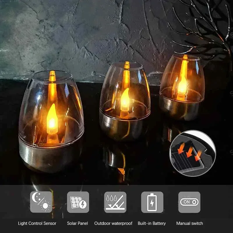 Velas solares LED, luz nocturn - Outdoor Lighting Ideas For Party reseña y precio