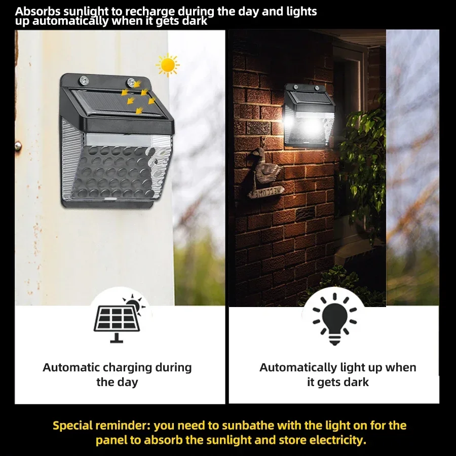 Luz Solar LED con Sensor de Mo - Outdoor Lighting With Motion Sensor reseña y precio