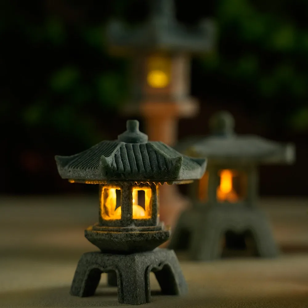 Mini linterna de Pagoda, estat - Outdoor Zen Lighting reseña y precio