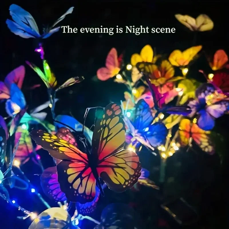 Luces LED solares de mariposa  - Outdoor Lighting Ground reseña y precio