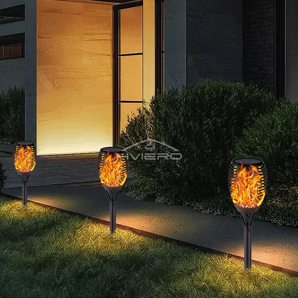 1/2/4/6/8/10/12X luces de anto - Fire Torch Solar reseña y precio