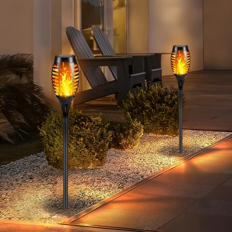 Luces Solares para Jardín con  - Fire Torch Solar reseña y precio