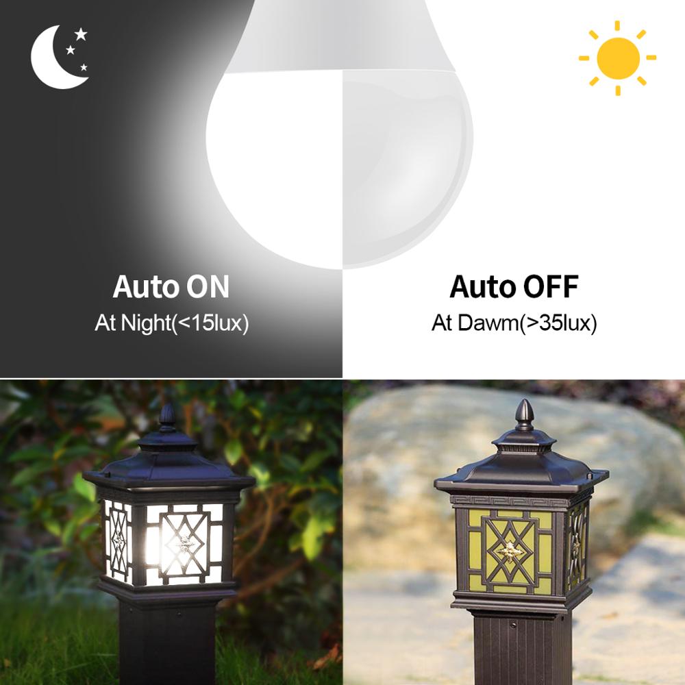 Bombilla LED de 15W E27 de noc - Dusk To Dawn Bulb reseña y precio