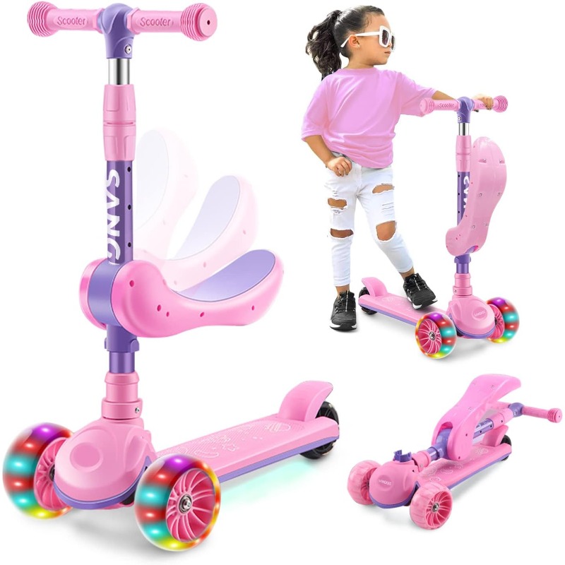 Patinete 2 en 1 para niños con - Outdoor Lighting Deck reseña y precio