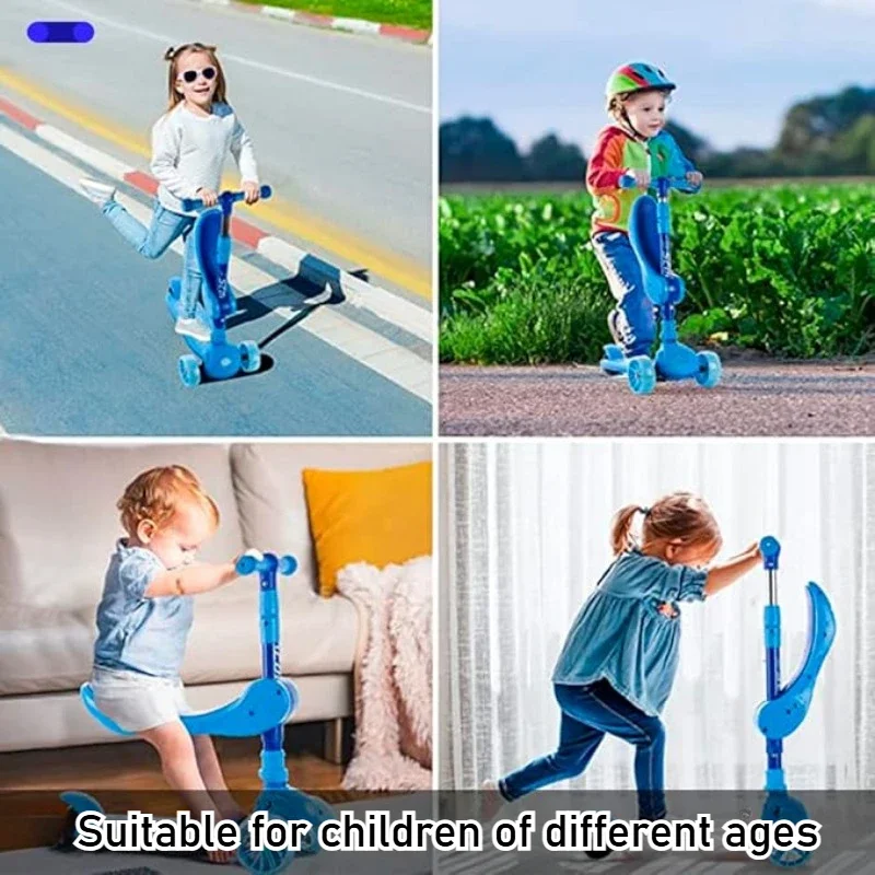 Patinete 2 en 1 para niños con - Outdoor Lighting Deck reseña y precio