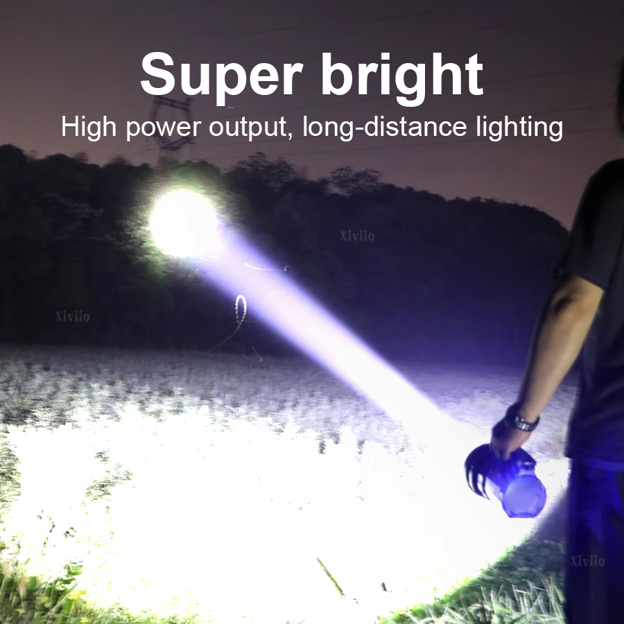 Nuevo potente led luz de búsqu - Fire Torch Solar reseña y precio