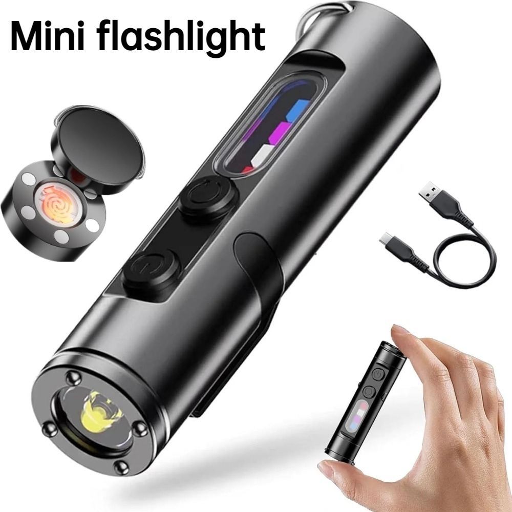 Mini linterna LED recargable t - Outdoor Lighting Types reseña y precio