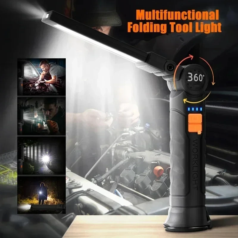 Linterna LED COB portátil, luz - Outdoor Lighting Types reseña y precio
