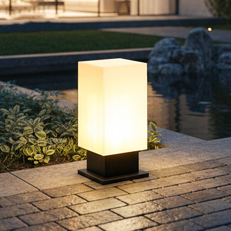 Lámpara de pie luminosa para p - Outdoor Lighting And Decor reseña y precio