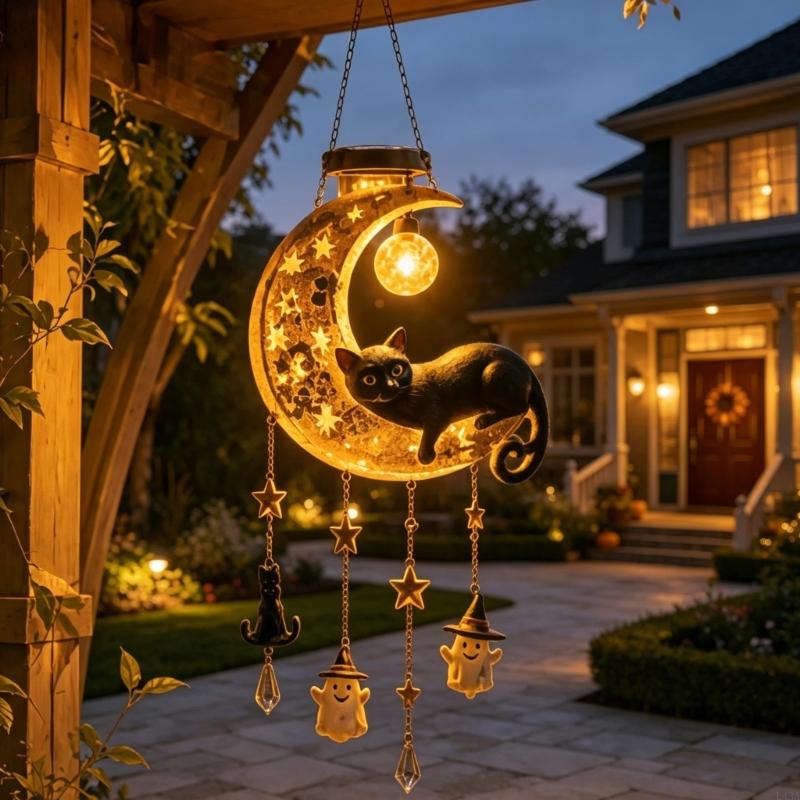 L43A Luz solar luna para gatos - Outdoor Lighting Accent reseña y precio